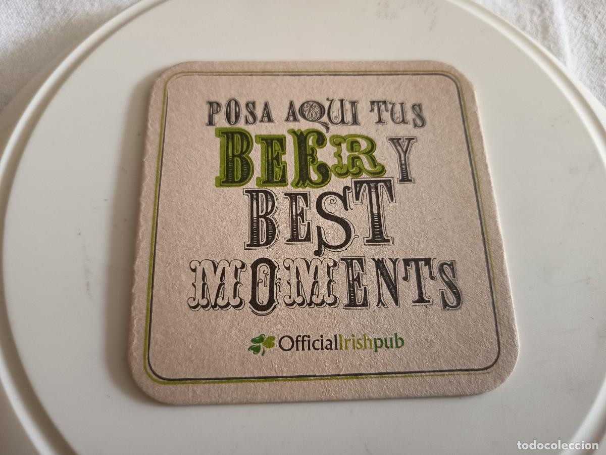 Coleccionismo de cervezas: POSAVASOS OFICIAL IRISH PUB