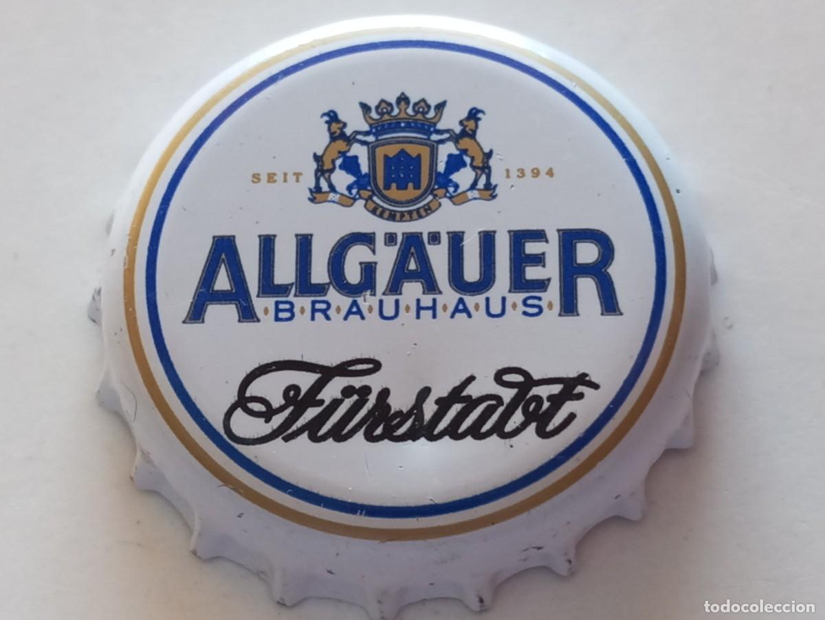 Coleccionismo de cervezas: Chapa tap&oacute;n corona de la cerveza alemana ALLG&Auml;UER BRAUHAUS F&Uuml;RSTABT