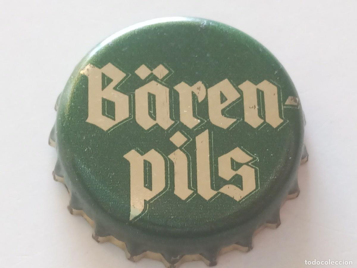 Coleccionismo de cervezas: Chapa tap&oacute;n corona de la cerveza alemana B&Auml;REN PILS