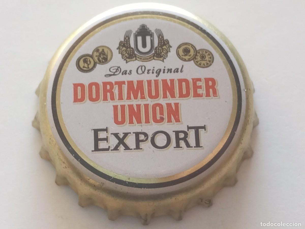 Coleccionismo de cervezas: Chapa tap&oacute;n corona de la cerveza alemana DORTMUNDER UNION EXPORT DAS ORIGINAL