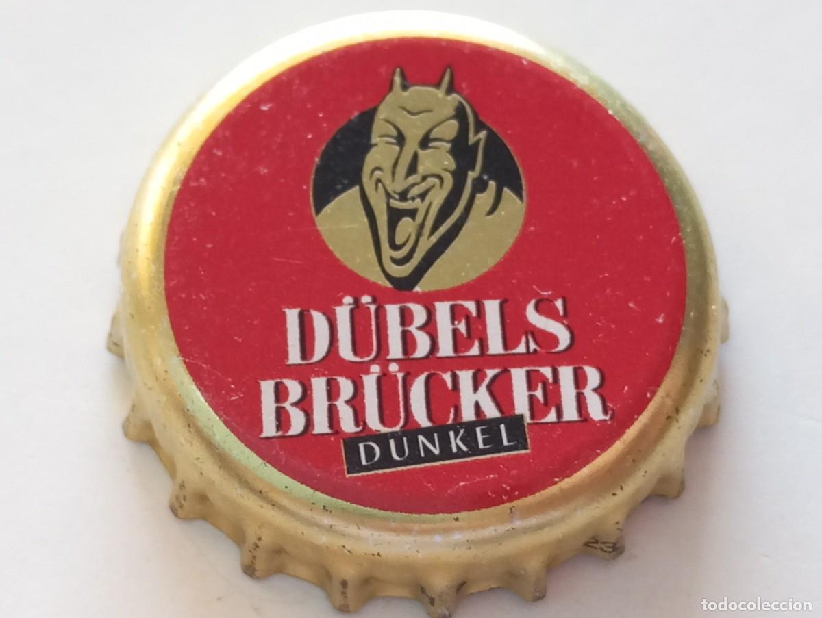 Coleccionismo de cervezas: Chapa tap&oacute;n corona de la cerveza alemana D&Uuml;BELS BR&Uuml;CKER DUNKEL (leer descripci&oacute;n)