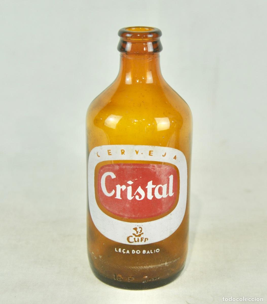 Collectable Beer: Botella cerveza cristal Portugal