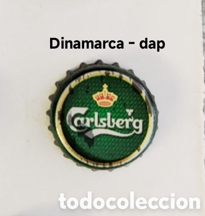 Coleccionismo de cervezas: Chapa tap&oacute;n corona de Dinamarca