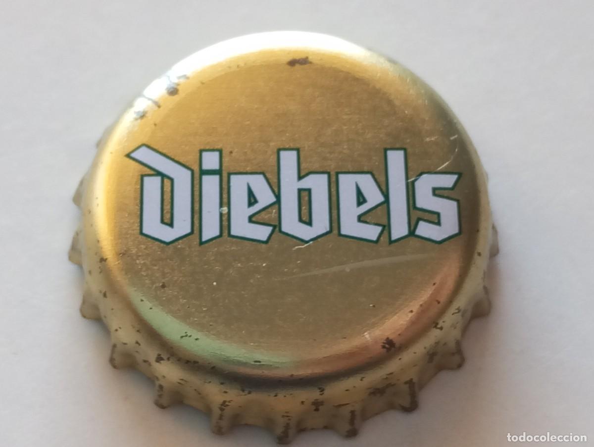 Coleccionismo de cervezas: Chapa tap&oacute;n corona de la cerveza alemana DIEBELS