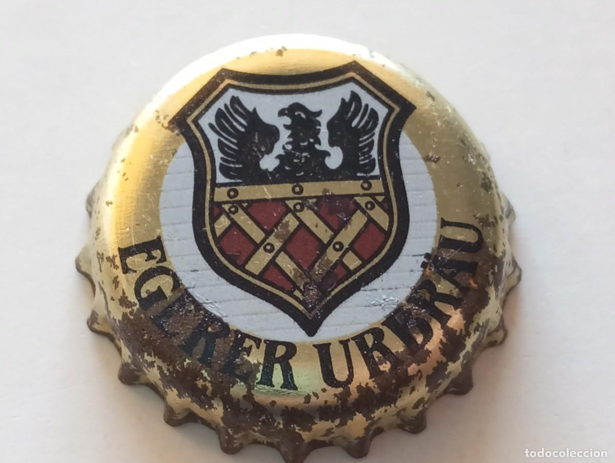 Coleccionismo de cervezas: Chapa tap&oacute;n corona de la cerveza alemana EGERER URBR&Auml;U