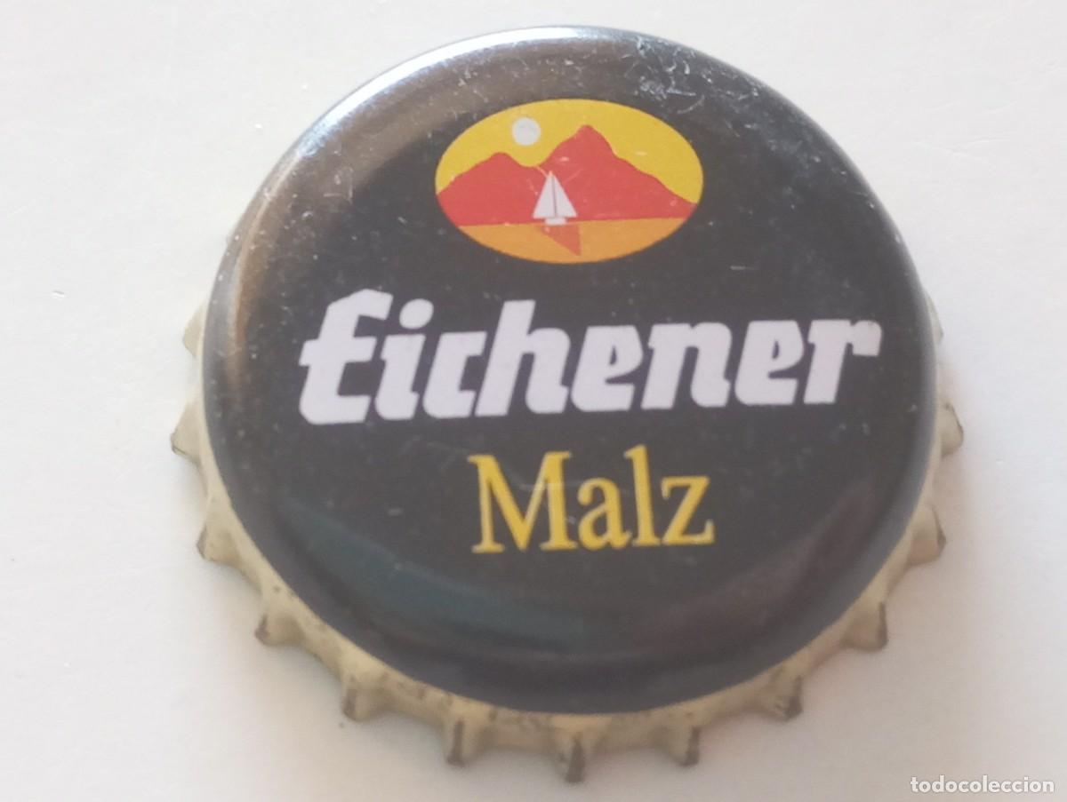Coleccionismo de cervezas: Chapa tap&oacute;n corona de la cerveza alemana EICHENER MALZ