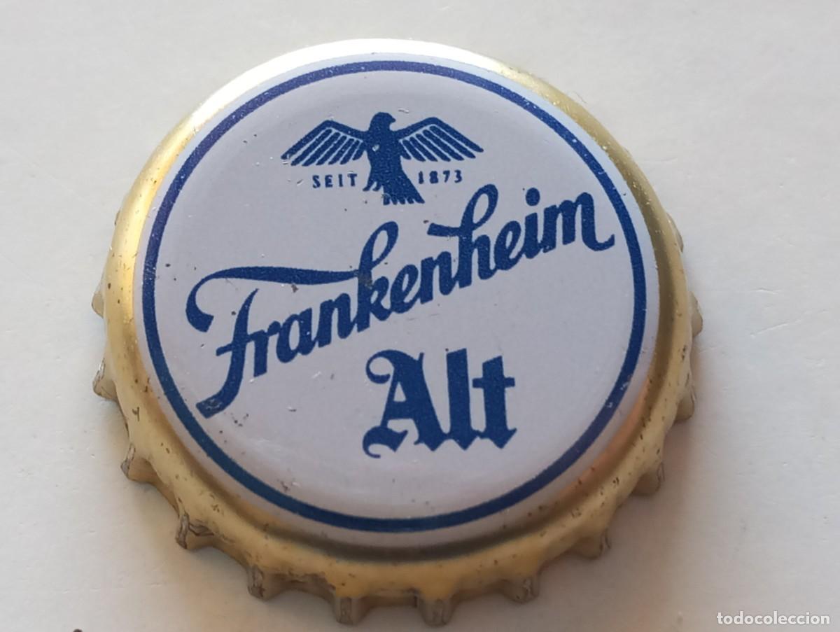 Coleccionismo de cervezas: Chapa tap&oacute;n corona de la cerveza alemana FRANKENHEIM ALT SEIT 1873