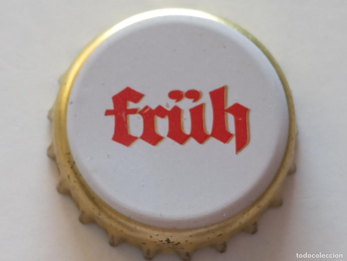 Coleccionismo de cervezas: Chapa tap&oacute;n corona de la cerveza alemana FR&Uuml;H