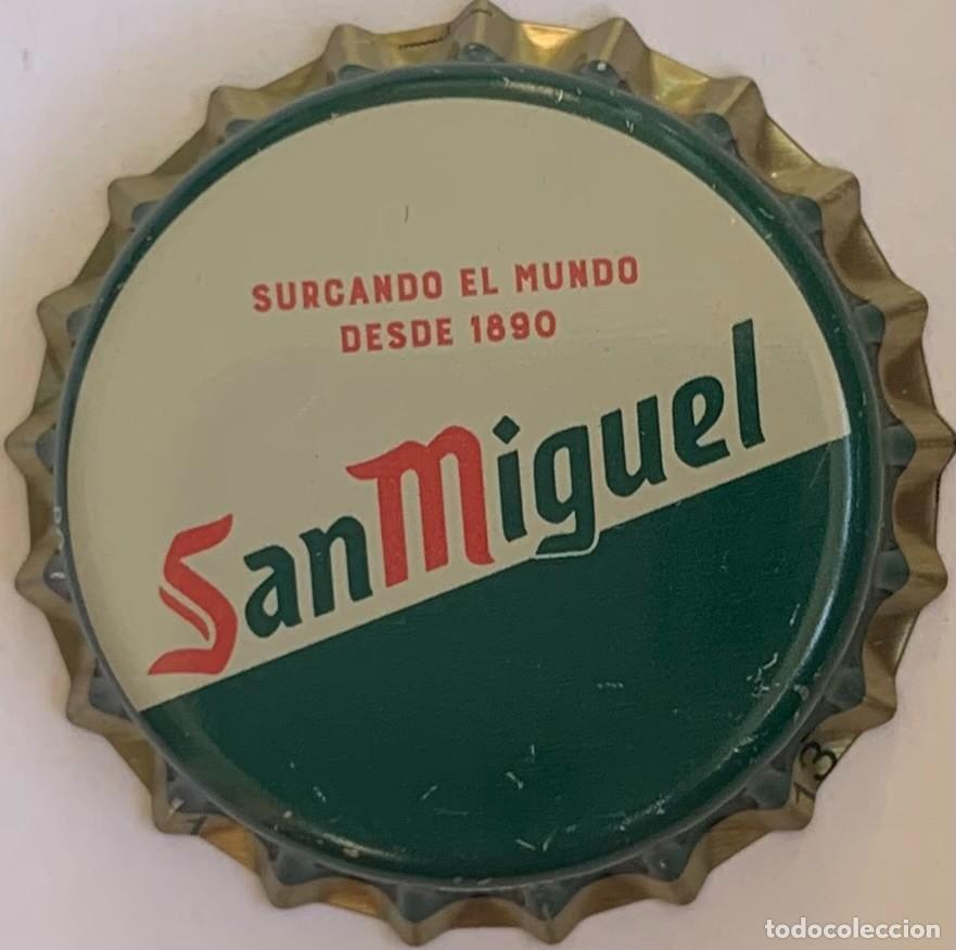 Coleccionismo de cervezas: Chapa de cerveza San Miguel ed. 2026