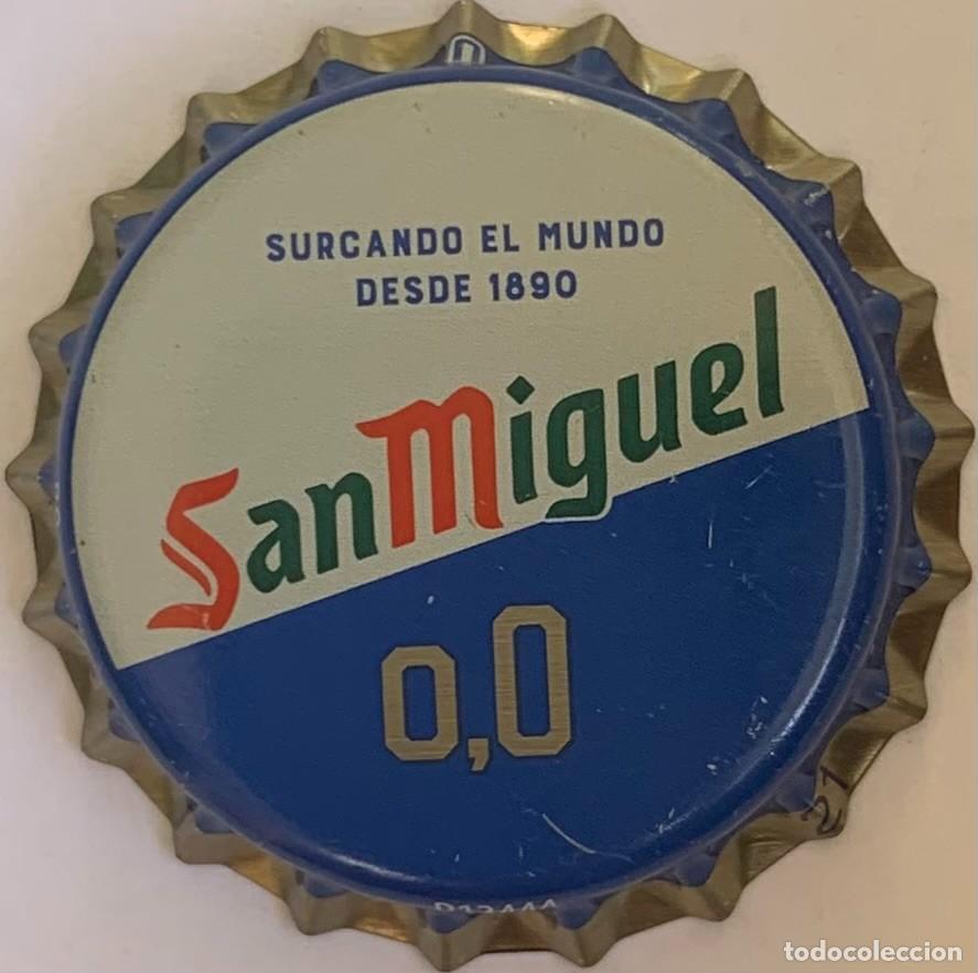 Coleccionismo de cervezas: Chapa de cerveza San Miguel 0,0 ed. 2026