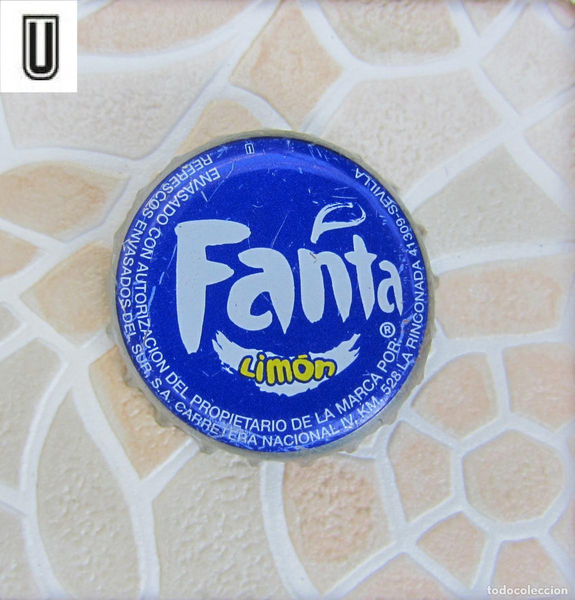 Coleccionismo de cervezas: CHAPAS TAPON CORONA CHAPA REFRESCO FANTA LIMON