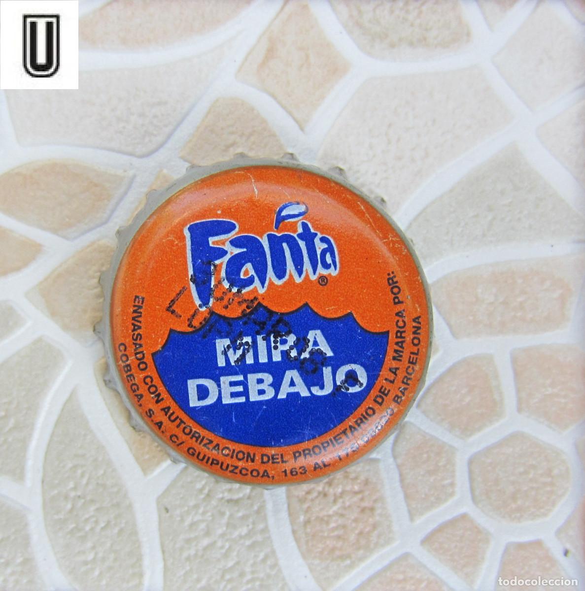 Coleccionismo de cervezas: CHAPAS TAPON CORONA CHAPA REFRESCO FANTA NARANJA