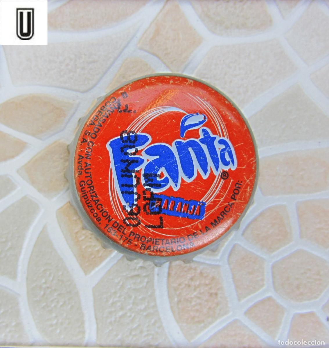Coleccionismo de cervezas: CHAPAS TAPON CORONA CHAPA REFRESCO FANTA NARANJA