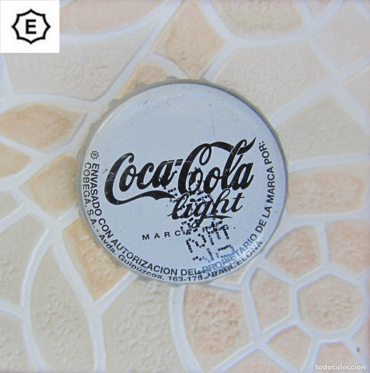 Coleccionismo de cervezas: CHAPAS TAPON CORONA CHAPA REFRESCO COCA COLA LIGHT