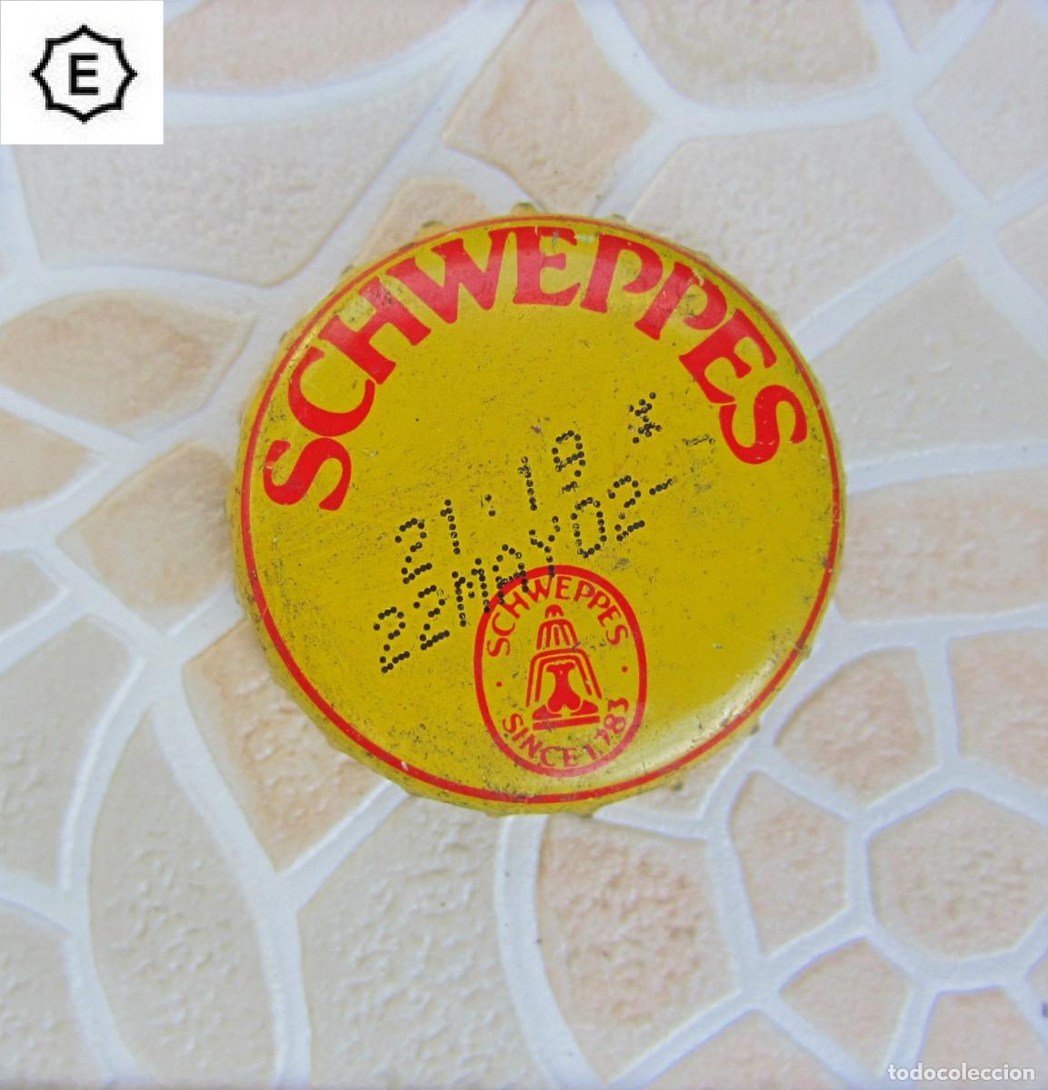 Coleccionismo de cervezas: CHAPAS TAPON CORONA CHAPA REFRESCO TONICA SCHWEPPES
