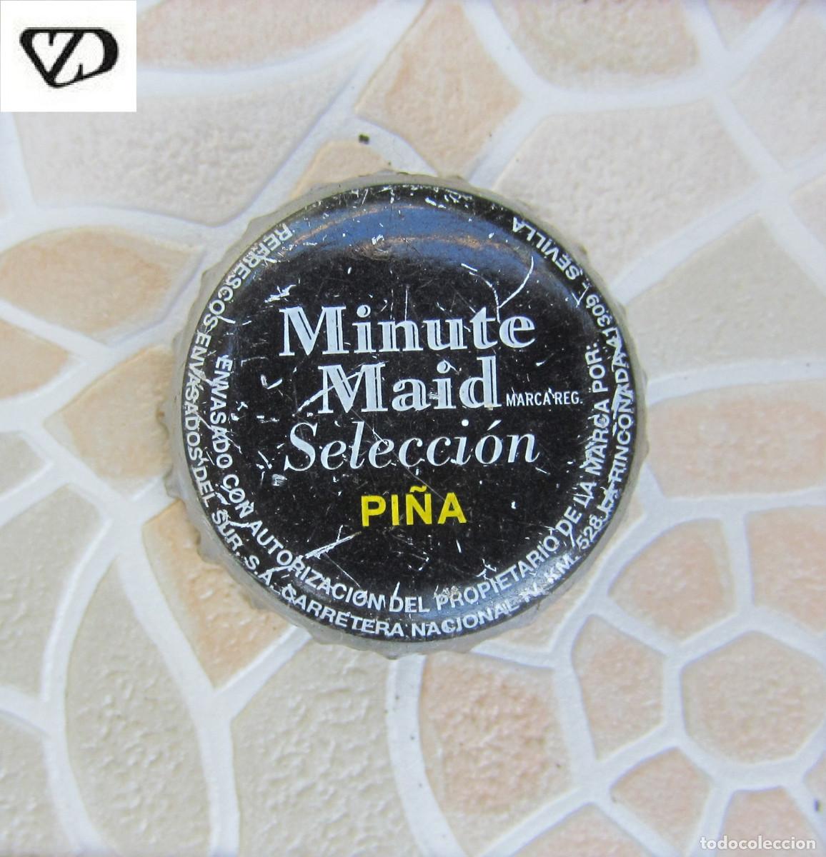 Coleccionismo de cervezas: CHAPAS TAPON CORONA CHAPA ZUMO MINUTE MAIL PI&Ntilde;A