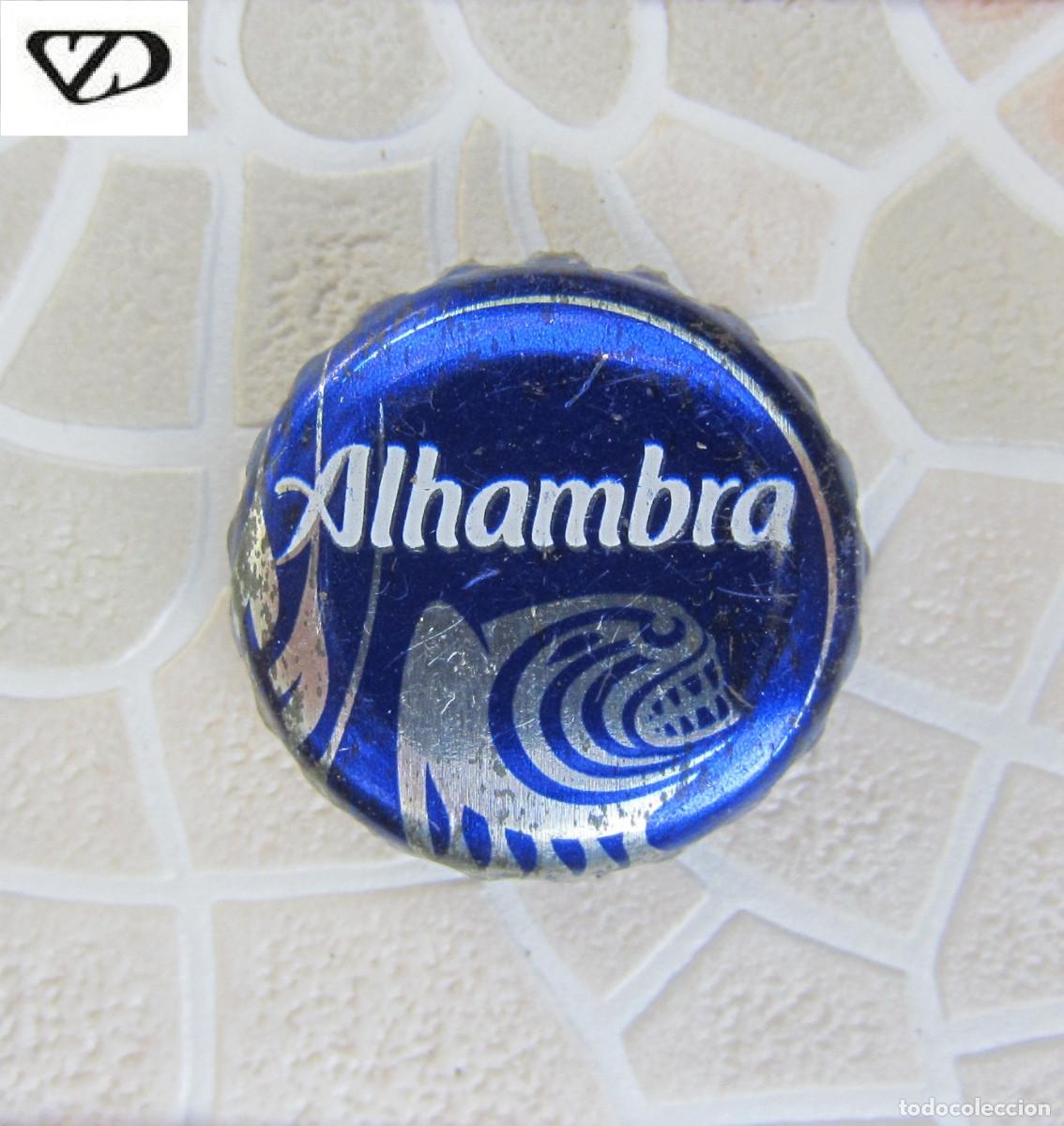Coleccionismo de cervezas: CHAPAS TAPON CORONA CHAPA CERVEZA ALHAMBRA