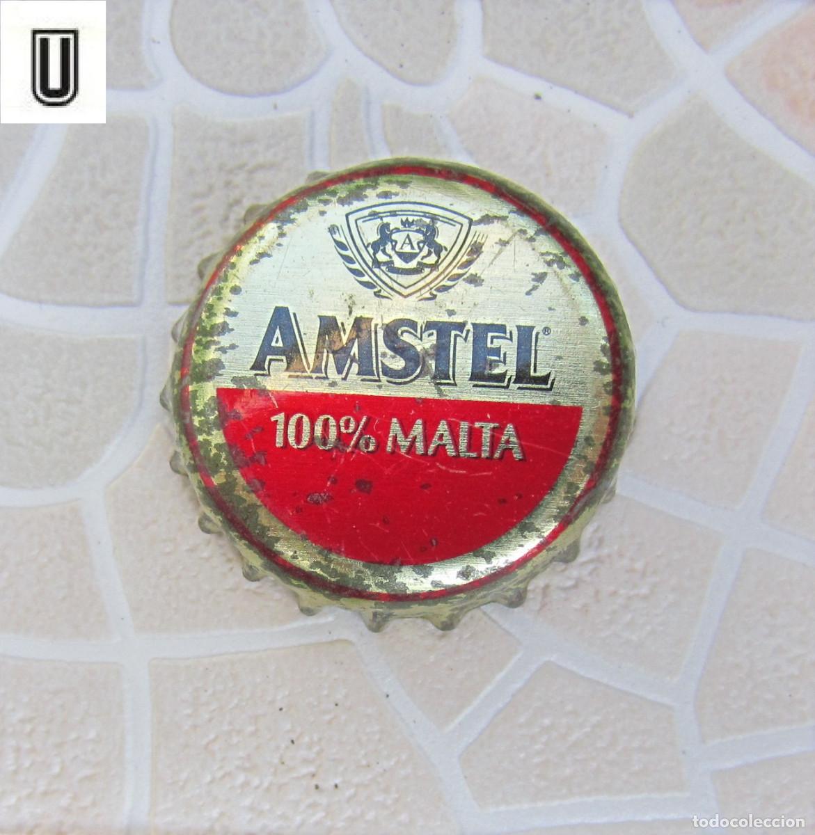 Coleccionismo de cervezas: CHAPAS TAPON CORONA CHAPA CERVEZA AMSTEL
