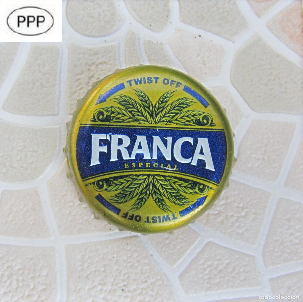 Coleccionismo de cervezas: CHAPAS TAPON CORONA CHAPA CERVEZA FRANCA