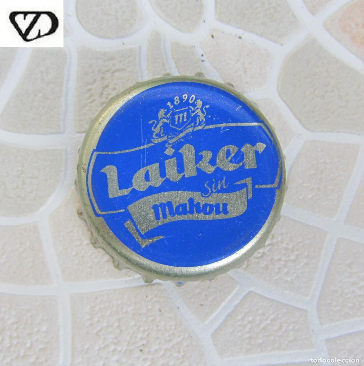 Coleccionismo de cervezas: CHAPAS TAPON CORONA CHAPA CERVEZA MAHOU LAIKER