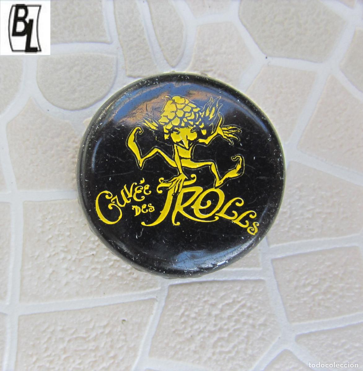 Coleccionismo de cervezas: CHAPAS TAPON CORONA CHAPA CERVEZA CUVEE DES TROLLS