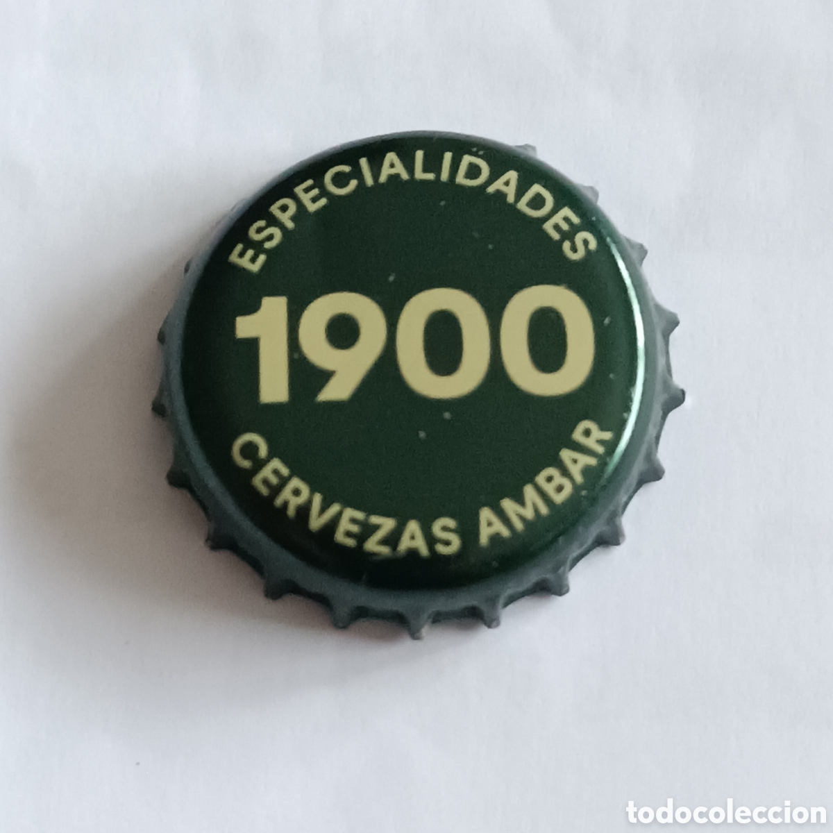 Coleccionismo de cervezas: CHAPA DE CERVEZA AMBAR 1900 - Foto 1