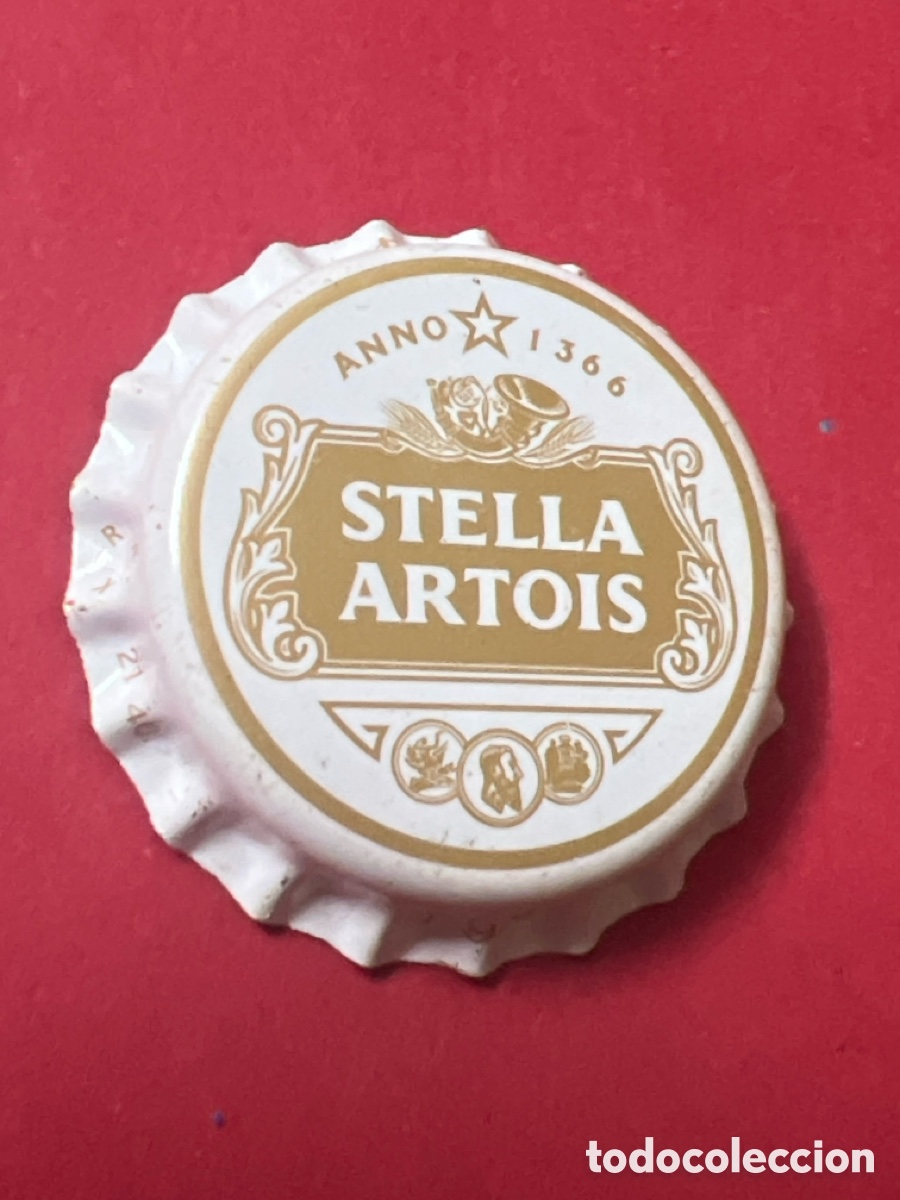 Coleccionismo de cervezas: T4/X43/N3. CHAPA BEER BOTTLE CAP KRONKORKEN TAPPI CAPSULE CERVEZA STELLA ARTOIS -BELGICA - SIN ABRIR