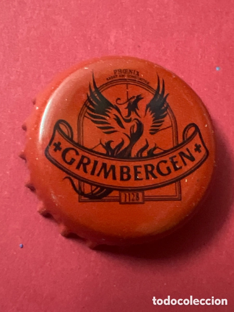 Coleccionismo de cervezas: T4/X43/O1. TAP&Oacute;N CORONA - CHAPA - B&Eacute;LGICA - CERVEZA - GRIMBERGEN