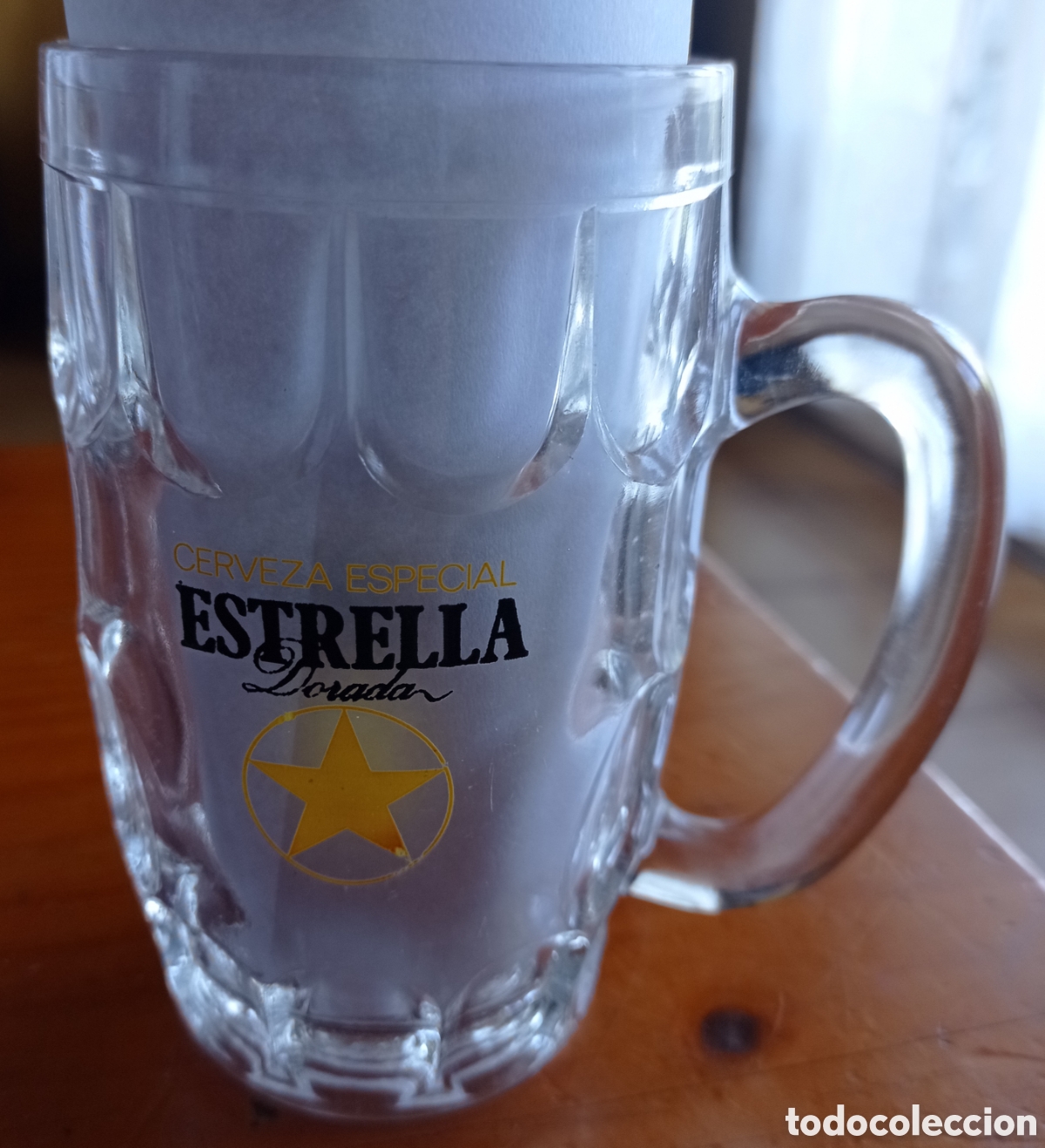 Coleccionismo de cervezas: CERVEZA DAMM JARRA ANTIGUA