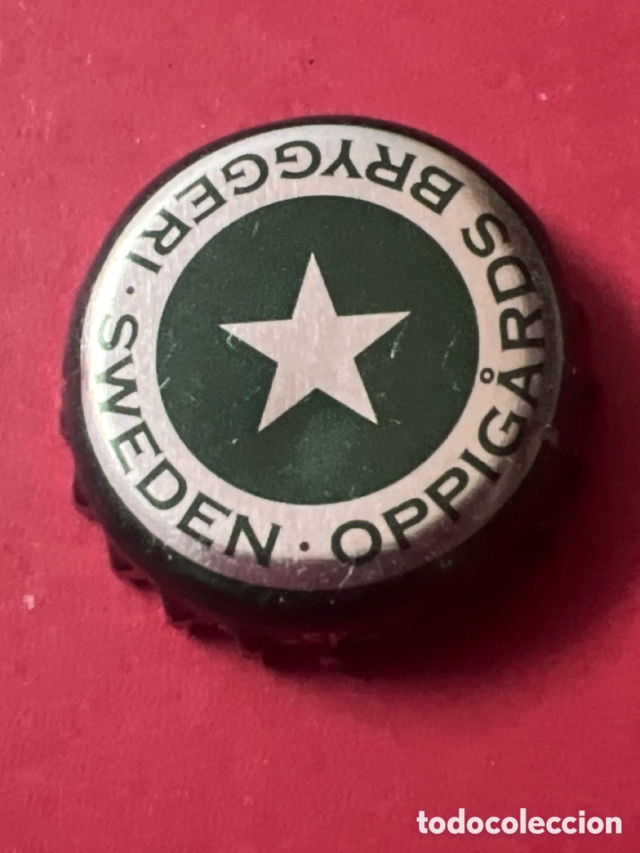 Coleccionismo de cervezas: T4/X43/Q5. CHAPA CERVEZA - SUECIA - Oppig&aring;rds Bryggeri Sweden