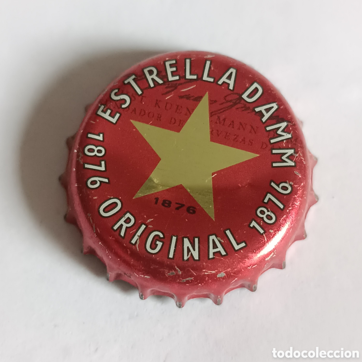Coleccionismo de cervezas: Chapa cerveza Estrella Damm - Foto 1