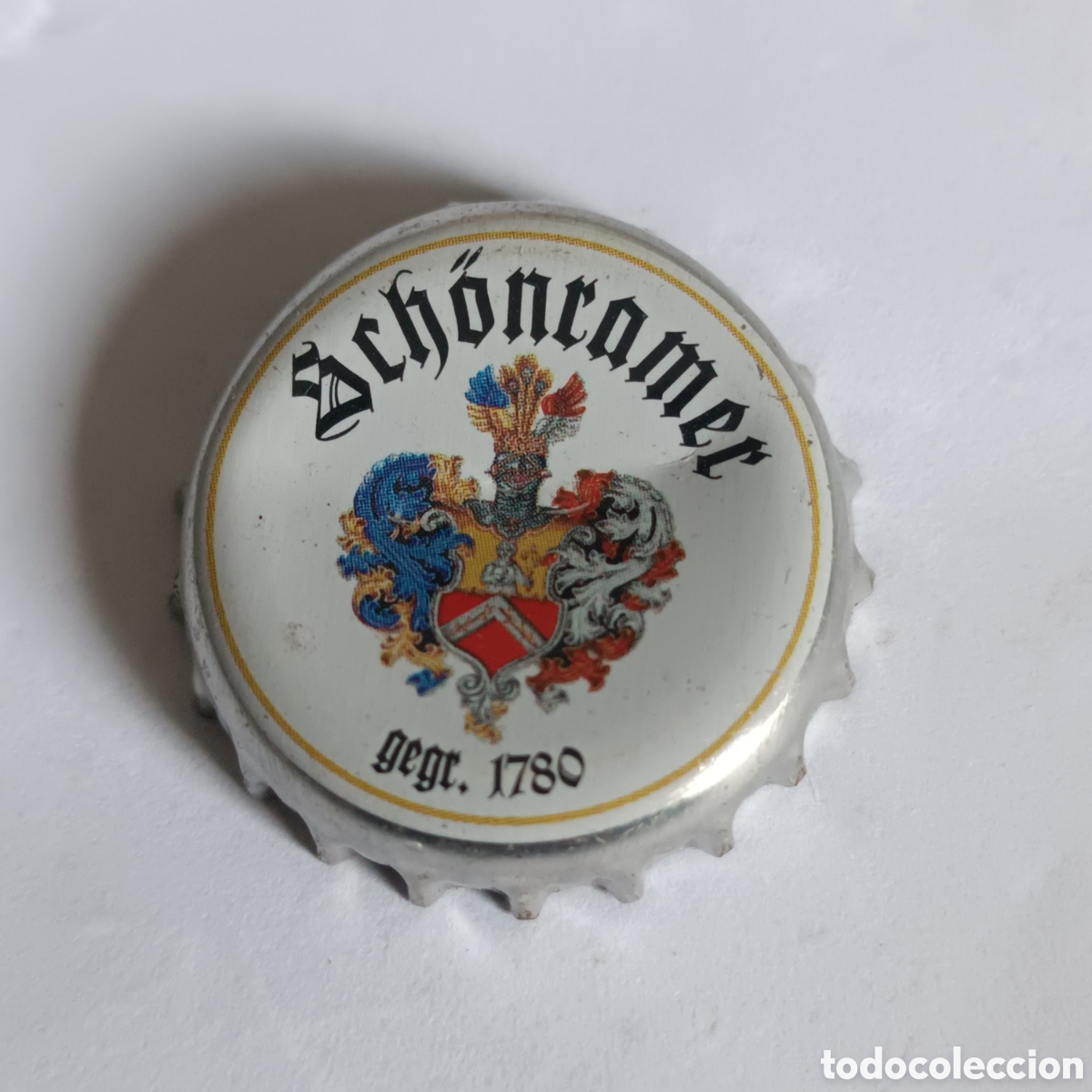 Coleccionismo de cervezas: chapa cerveza alemana SCH&Ouml;NRAMER