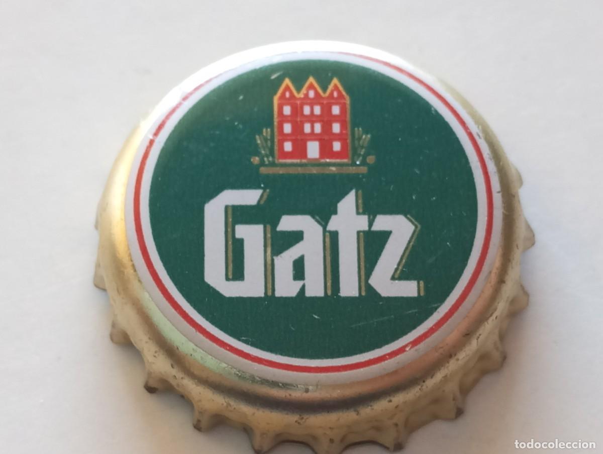 Coleccionismo de cervezas: Chapa tap&oacute;n corona de la cerveza alemana GATZ