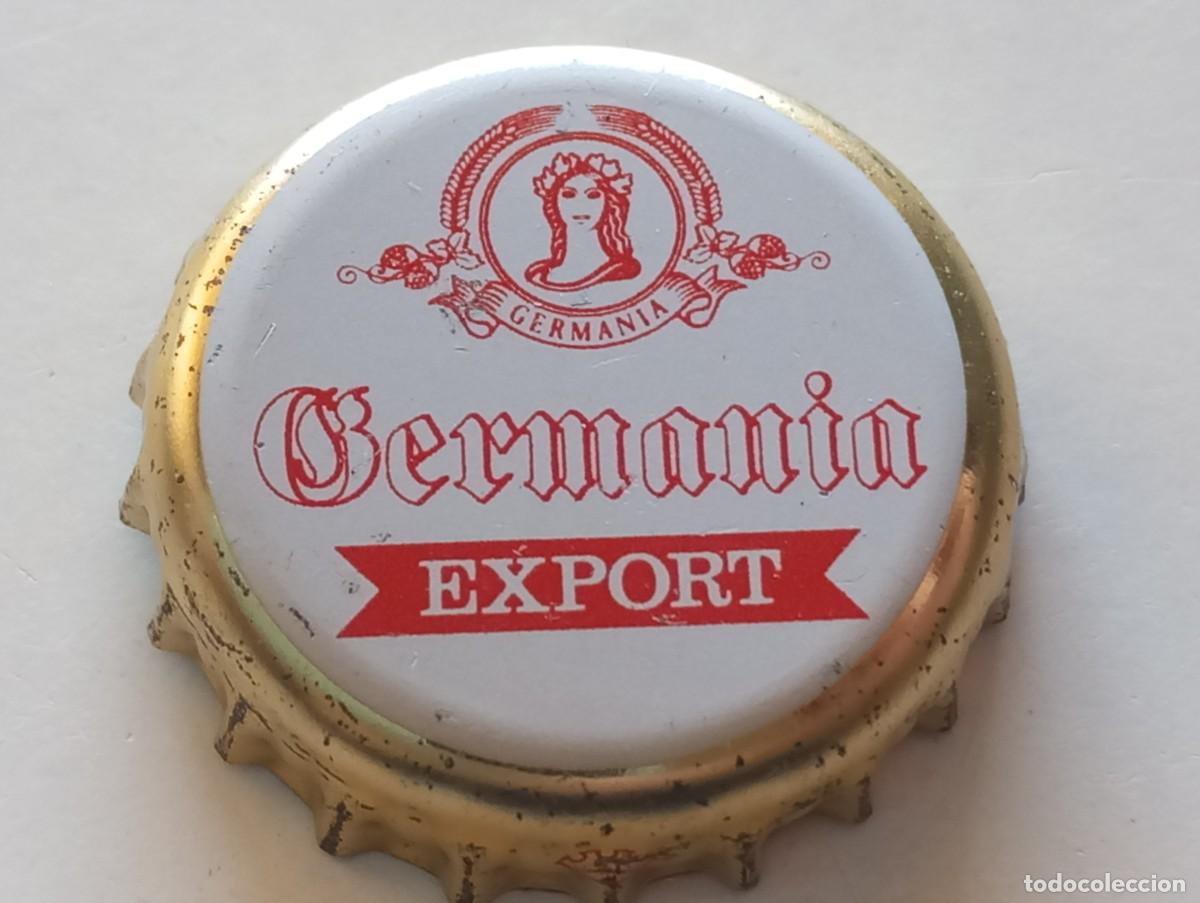 Coleccionismo de cervezas: Chapa tap&oacute;n corona de la cerveza alemana GERMANIA EXPORT