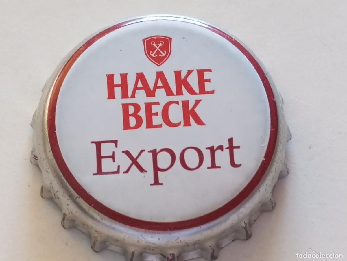 Coleccionismo de cervezas: Chapa tap&oacute;n corona de la cerveza alemana HAAKE BECK EXPORT