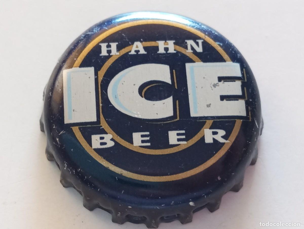 Coleccionismo de cervezas: Chapa tap&oacute;n corona de la cerveza alemana HAHN ICE NBEER
