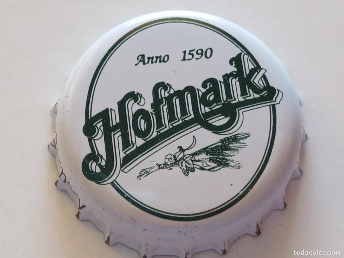 Coleccionismo de cervezas: Chapa tap&oacute;n corona de la cerveza alemana HOFMARK ANNO 1590