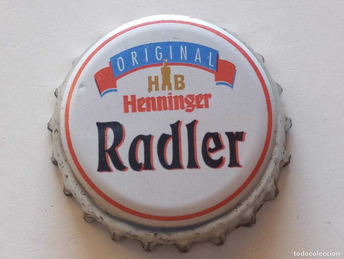 Coleccionismo de cervezas: Chapa tap&oacute;n corona de la cerveza alemana HENNINGER RADLER ORIGINAL
