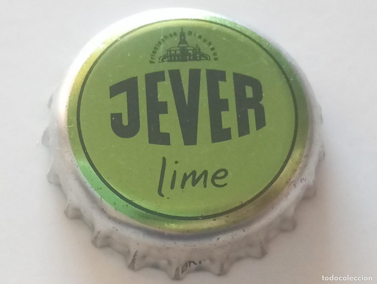 Coleccionismo de cervezas: Chapa tap&oacute;n corona de la cerveza alemana JEVER LIME
