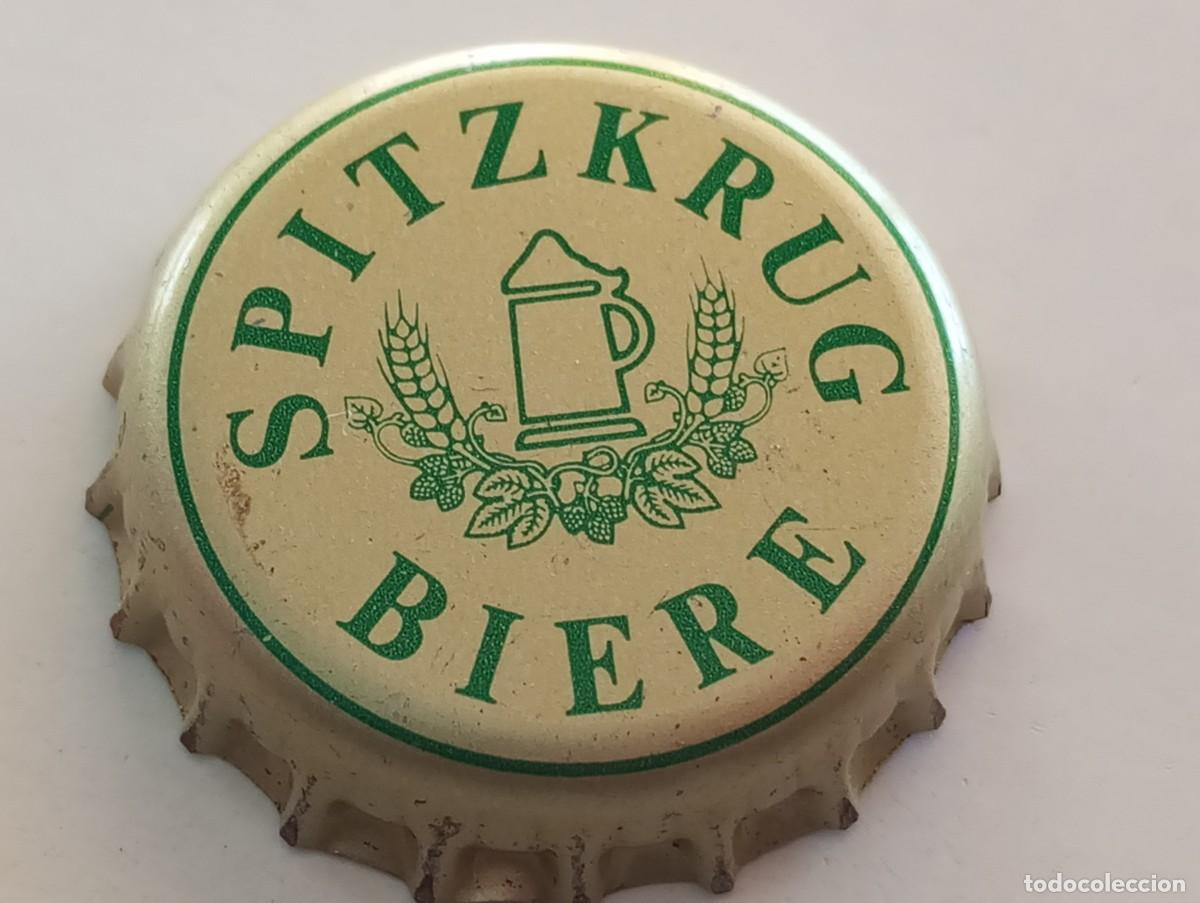 Coleccionismo de cervezas: Chapa tap&oacute;n corona de la cerveza alemana SPITZKRUG BIERE