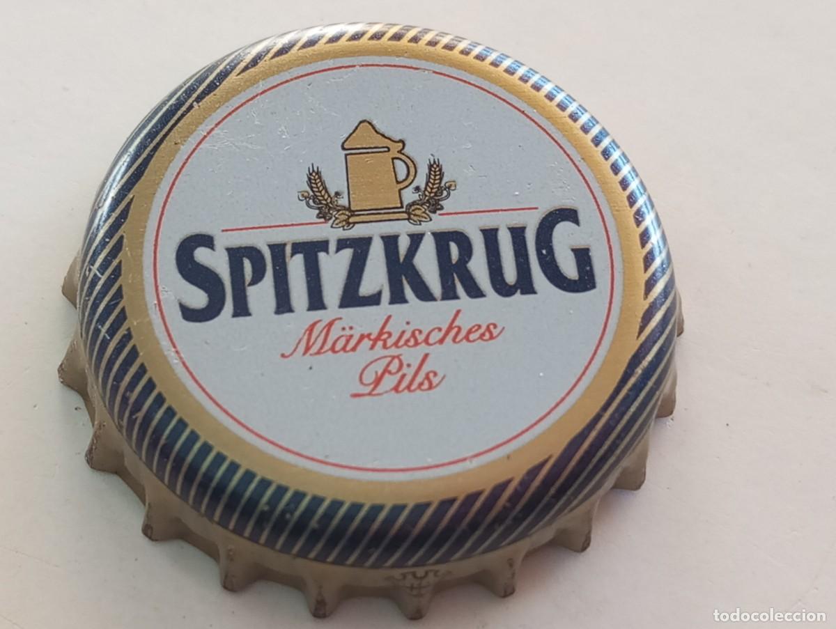 Coleccionismo de cervezas: Chapa tap&oacute;n corona de la cerveza alemana SPITZKRUG M&Auml;RKISCHES PILS