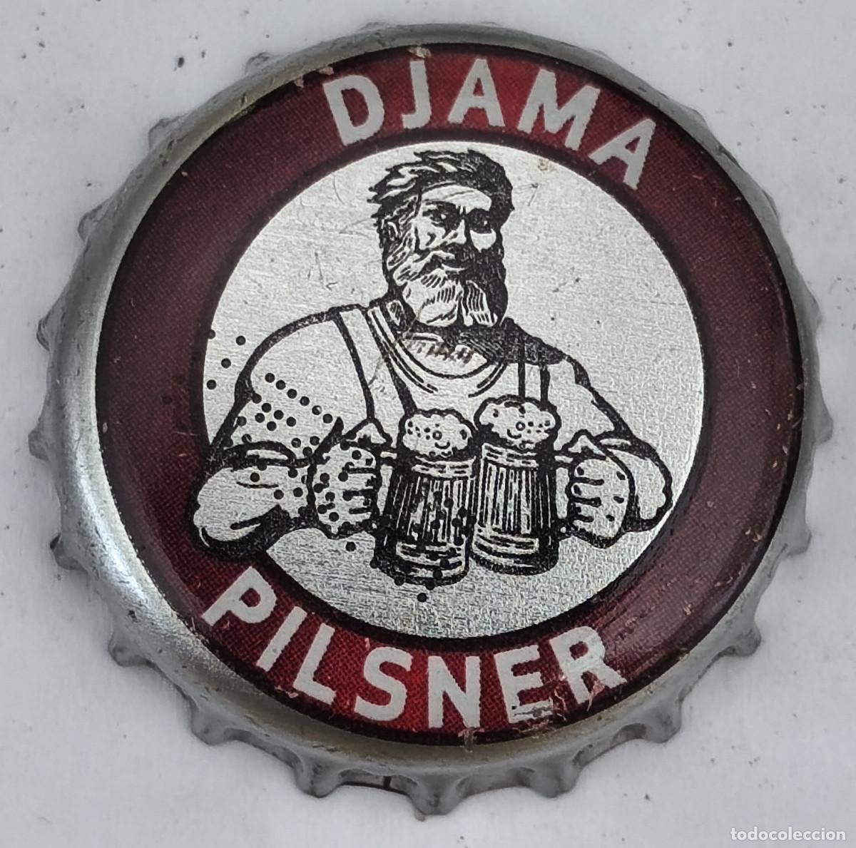 Coleccionismo de cervezas: CHAPA TAPON CORONA CERVEZA - DJAMA PILSNER - Africa ( TOGO )