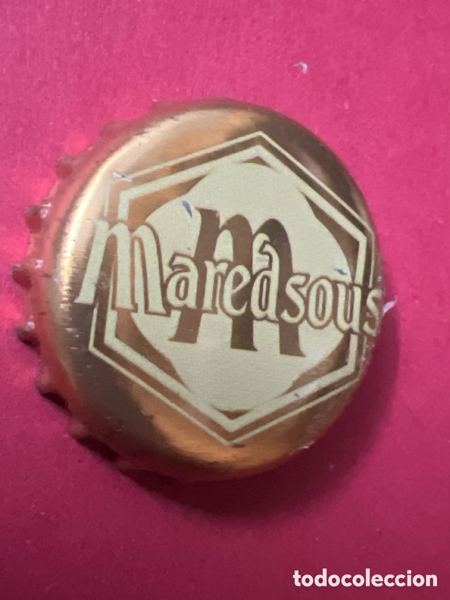 Collectable Beer: T4/X59/C1. TAPON CORONA CHAPA BEER BOTTLE CAP KRONKORKEN TAPPI CAPSULE MAREDSOUS - BELGICA