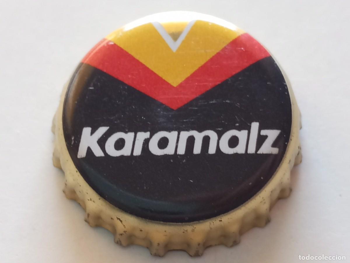 Collectable Beer: Chapa tap&oacute;n corona de la bebida alemana KARAMALZ
