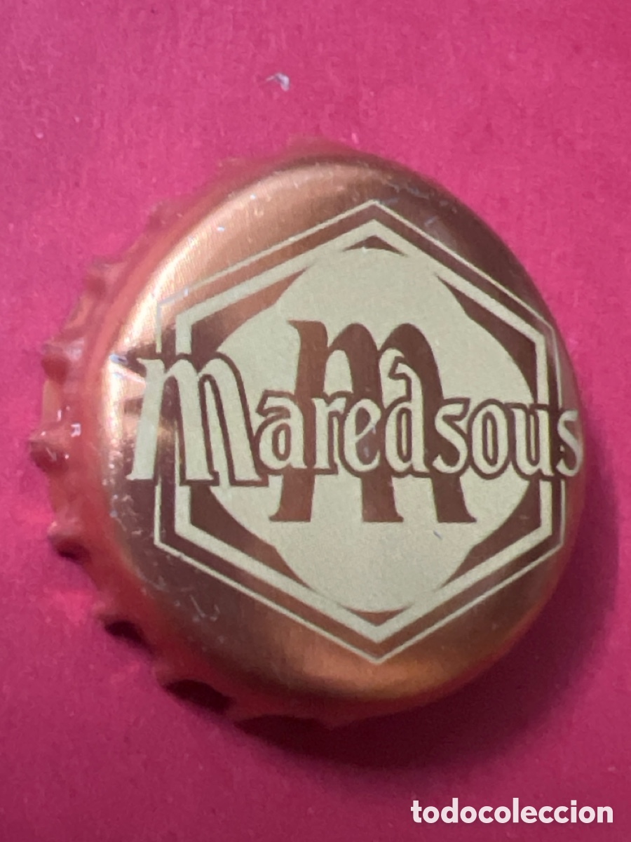 Collectable Beer: T4/X59/C2. TAPON CORONA CHAPA BEER BOTTLE CAP KRONKORKEN TAPPI CAPSULE MAREDSOUS - BELGICA