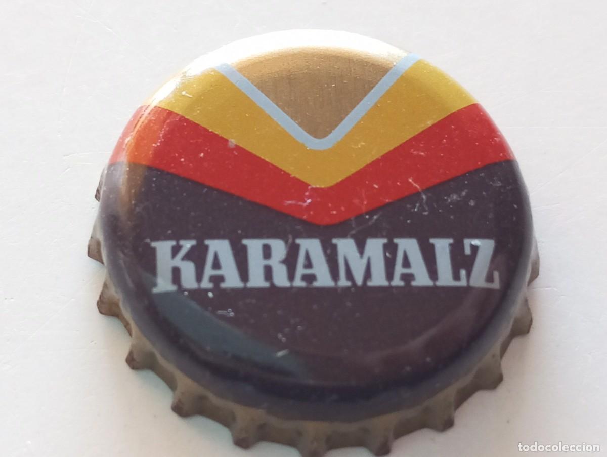 Collectable Beer: Chapa tap&oacute;n corona de la bebida alemana KARAMALZ