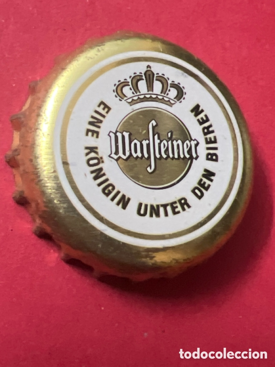 Collectable Beer: T4/X59/C3. CHAPA TAP&Oacute;N CORONA CERVEZA - WARSTEINER ( ALEMANIA )