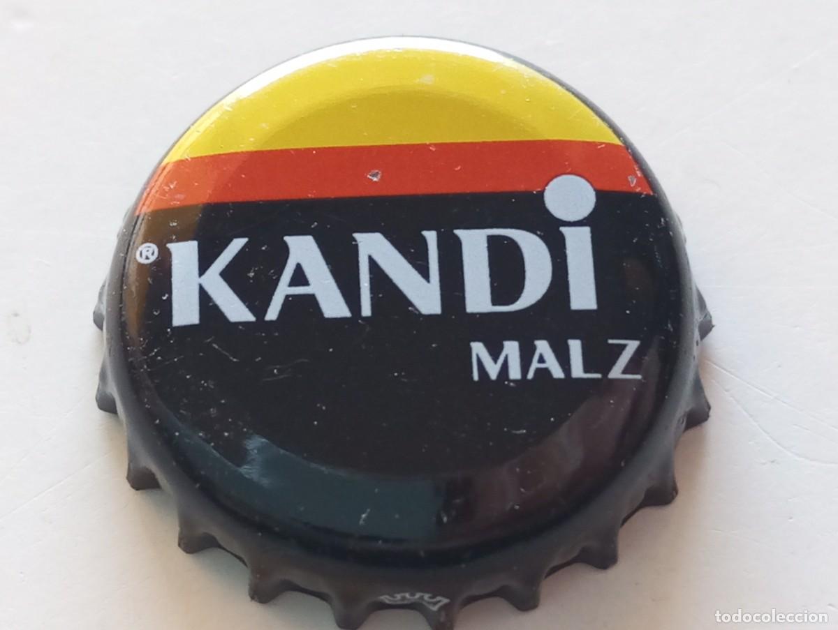 Collectable Beer: Chapa tap&oacute;n corona de la bebida alemana KANDI MALZ