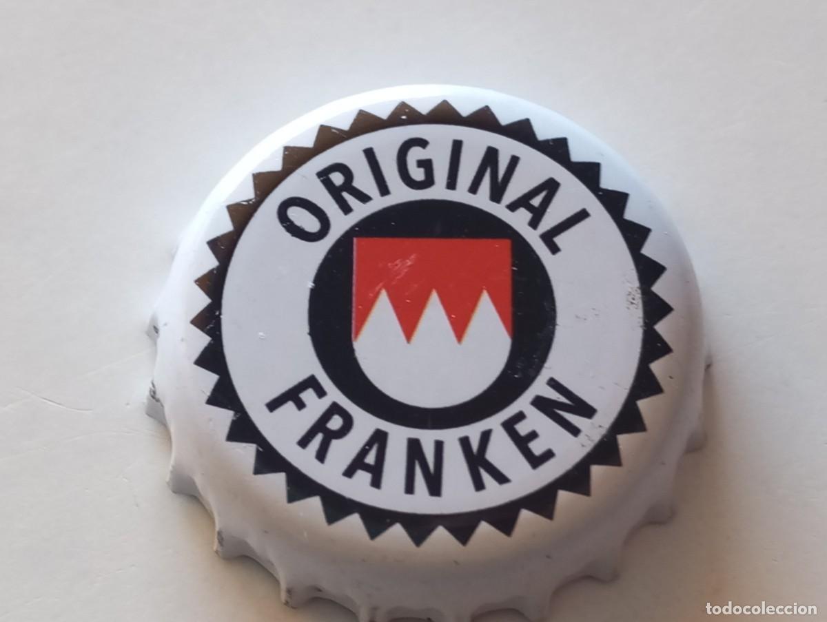 Coleccionismo de cervezas: Chapa tap&oacute;n corona de la cerveza alemana FRANKEN ORIGINAL