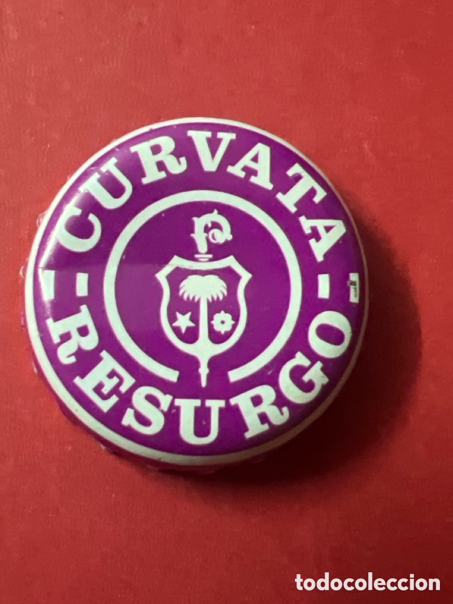 Coleccionismo de cervezas: T4/X59/E1. Chapa tap&oacute;n corona de la cerveza belga ROCHEFORT CURVATA RESURGO